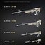 Sci-Fi Rifle Set 05