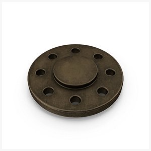 Round Flange Steampunk V5 PBR model