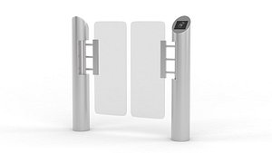 3D Turnstile Gate model