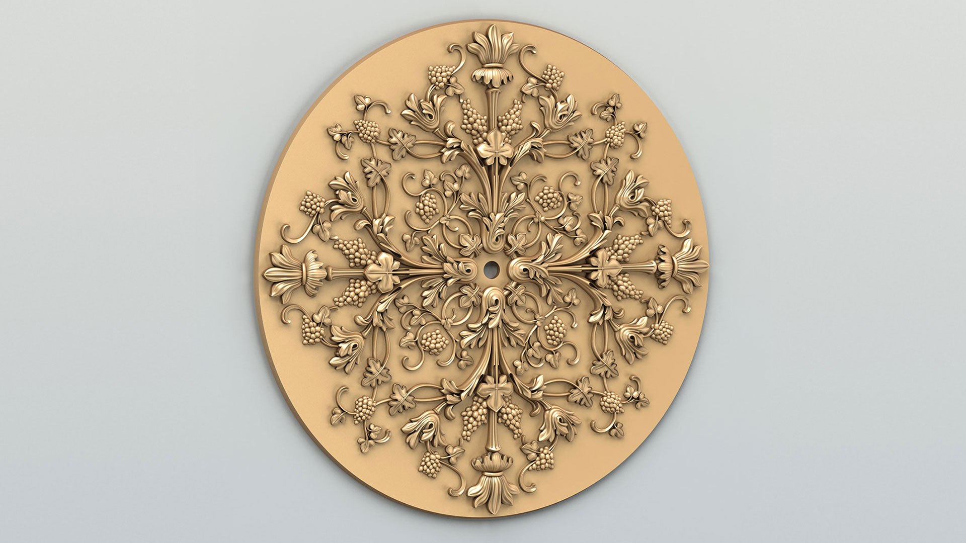 modelo 3d Round rosette 047 - TurboSquid 2088227
