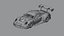 Porsche 911 Style GT Race Car With Detailed Cockpit