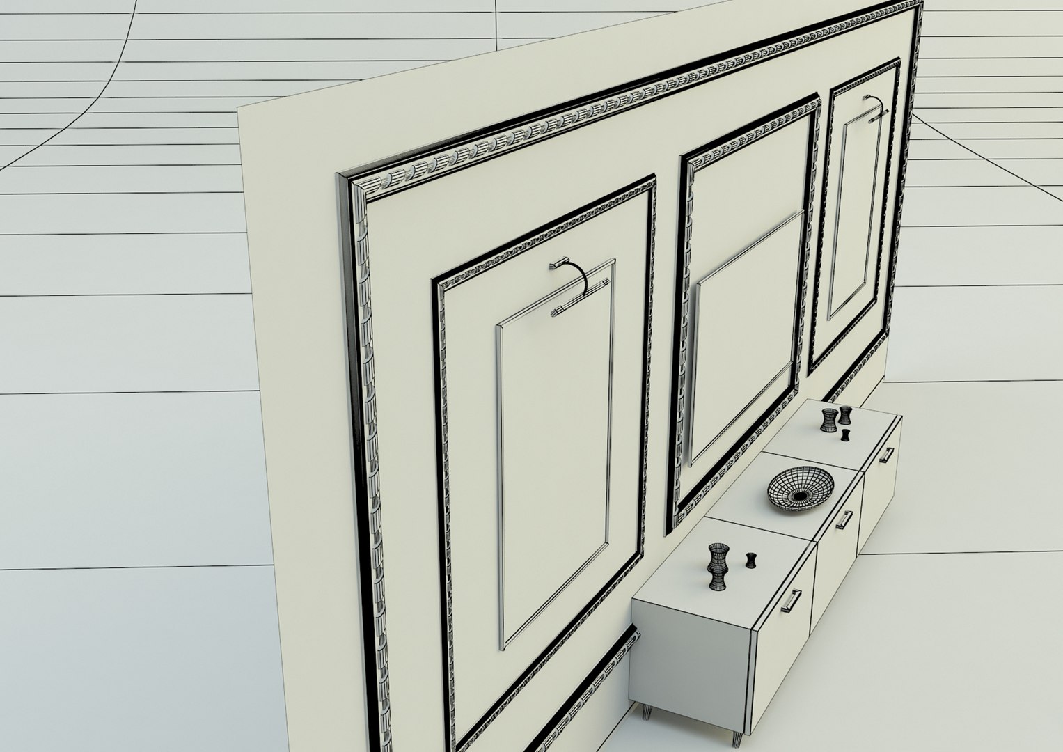 Tv Unit Design Model - TurboSquid 2069602