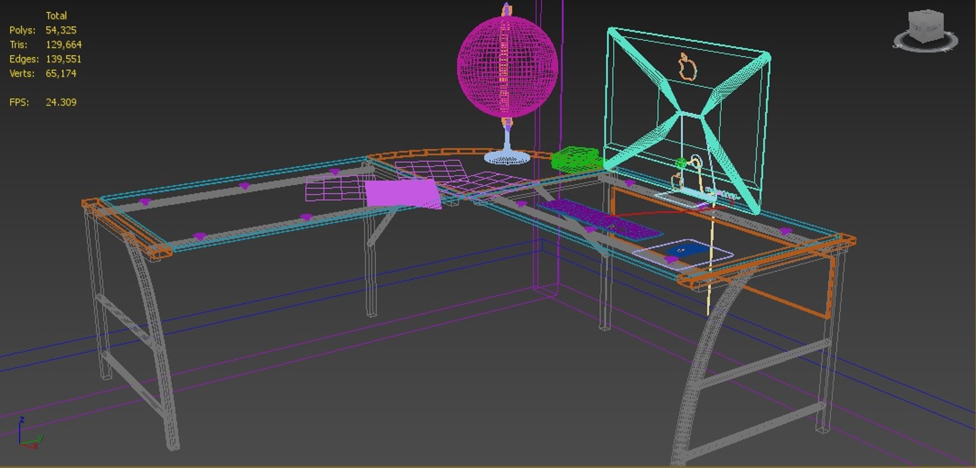 computer desk 3D model https://p.turbosquid.com/ts-thumb/RW/Fug4AQ/K2FCi0uO/wireframe2/jpg/1524990711/1920x1080/fit_q87/c737e3a8e1bc1dba2f34ec233dae576813567c66/wireframe2.jpg
