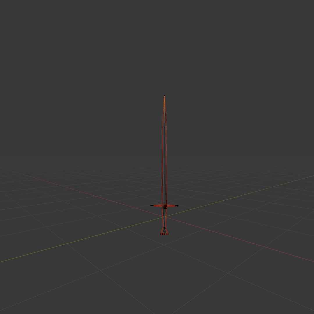 Basic Sword Low Poly 3D - TurboSquid 2243767
