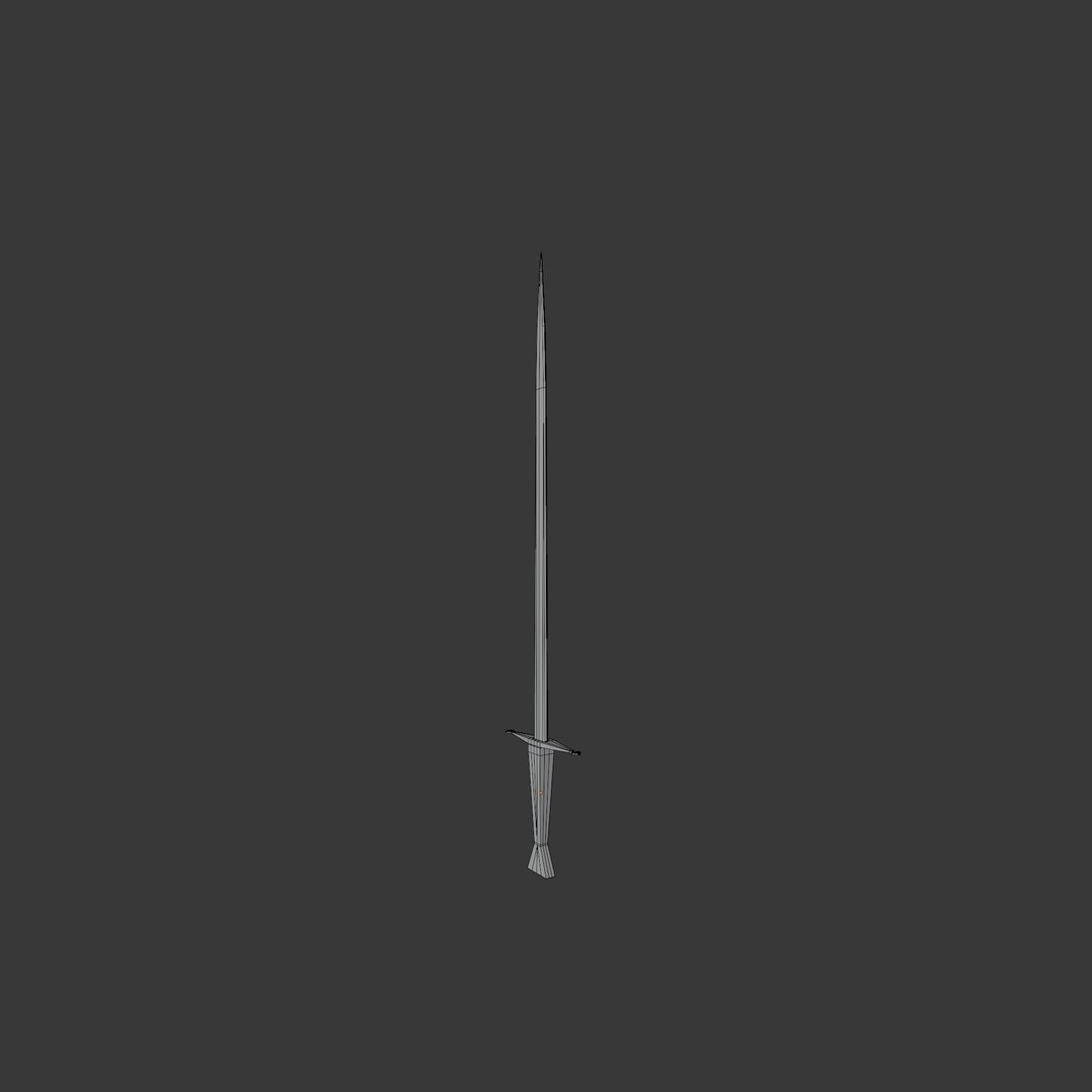 Basic Sword Low Poly 3D - TurboSquid 2243767