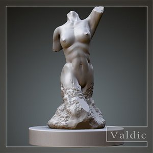 female stone torso