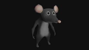 3D Cartoon Rat