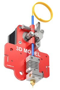 Extruder for 3D printer 3D model