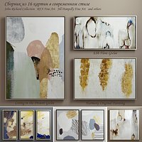 The collection of contemporary paintings set-5