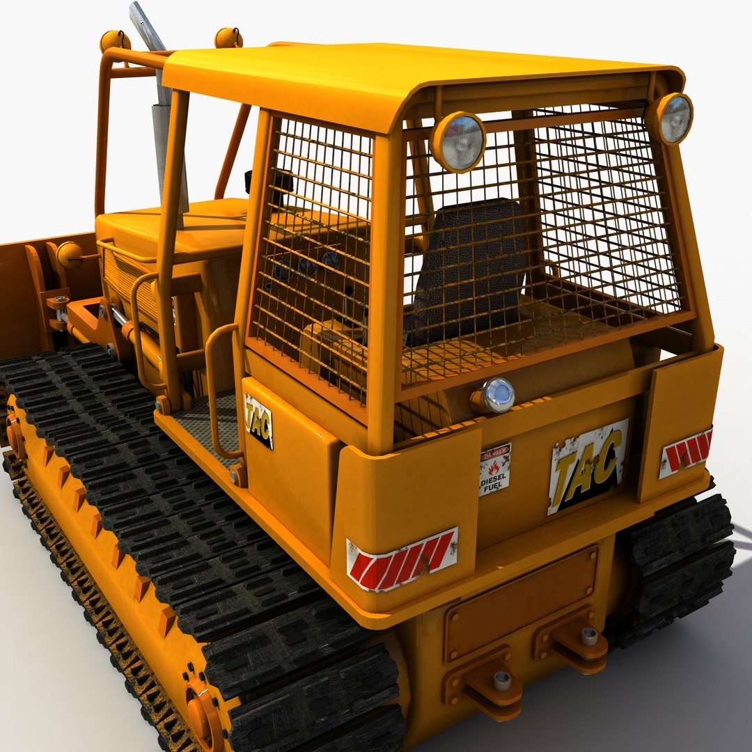 Bulldozer Dozer 3d Model