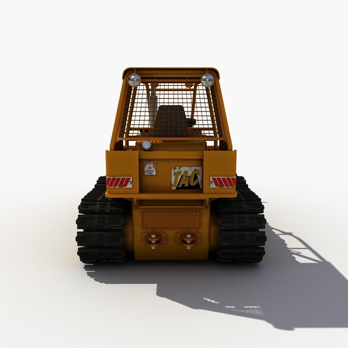bulldozer dozer 3d model