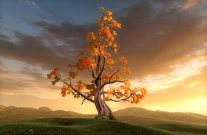 cinema4d fantastic tree