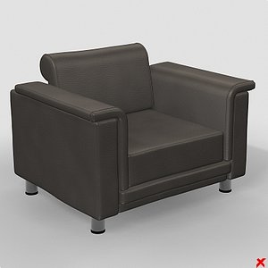 armchair chair 3d 3ds