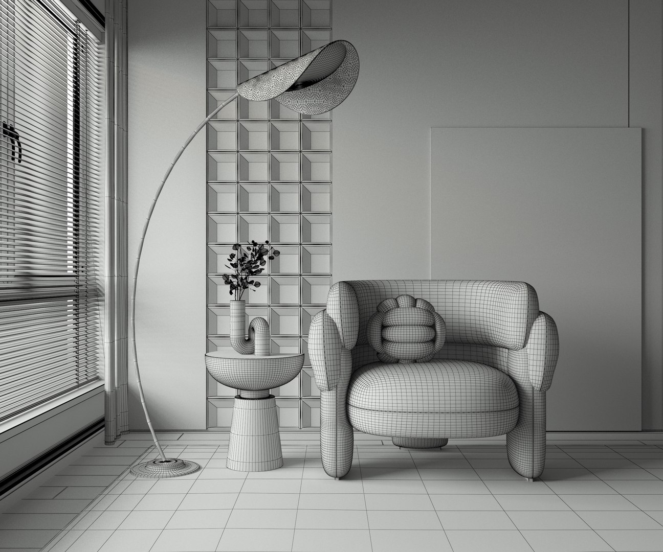 Modern sofa 3D model Interior design style 3D model - TurboSquid 2167418