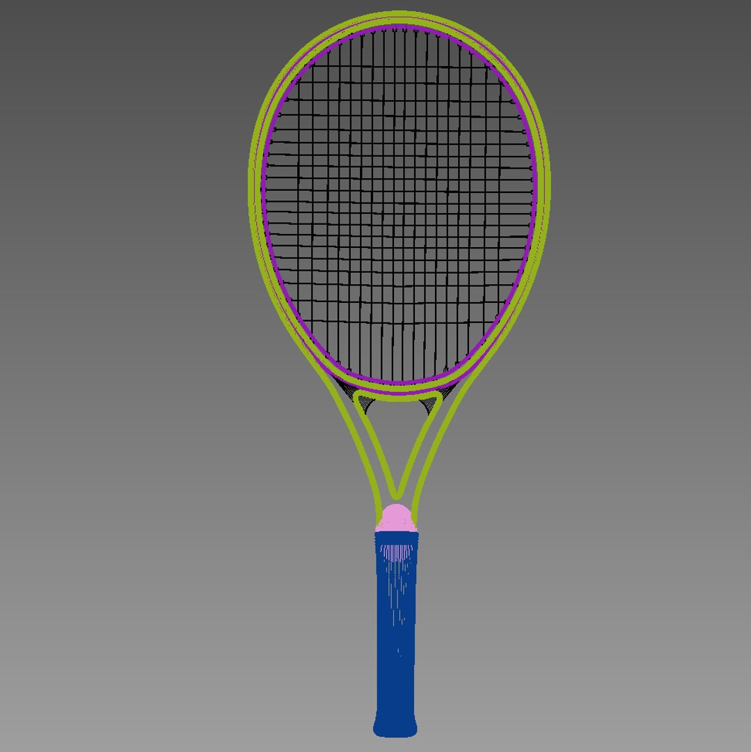 3d Tennis Rackets Balls