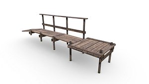 3D Bridge On The Lake