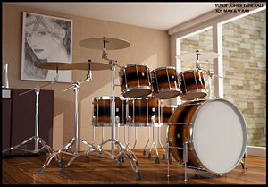 3d drum set