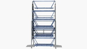 3D Rotary Car Parking System model