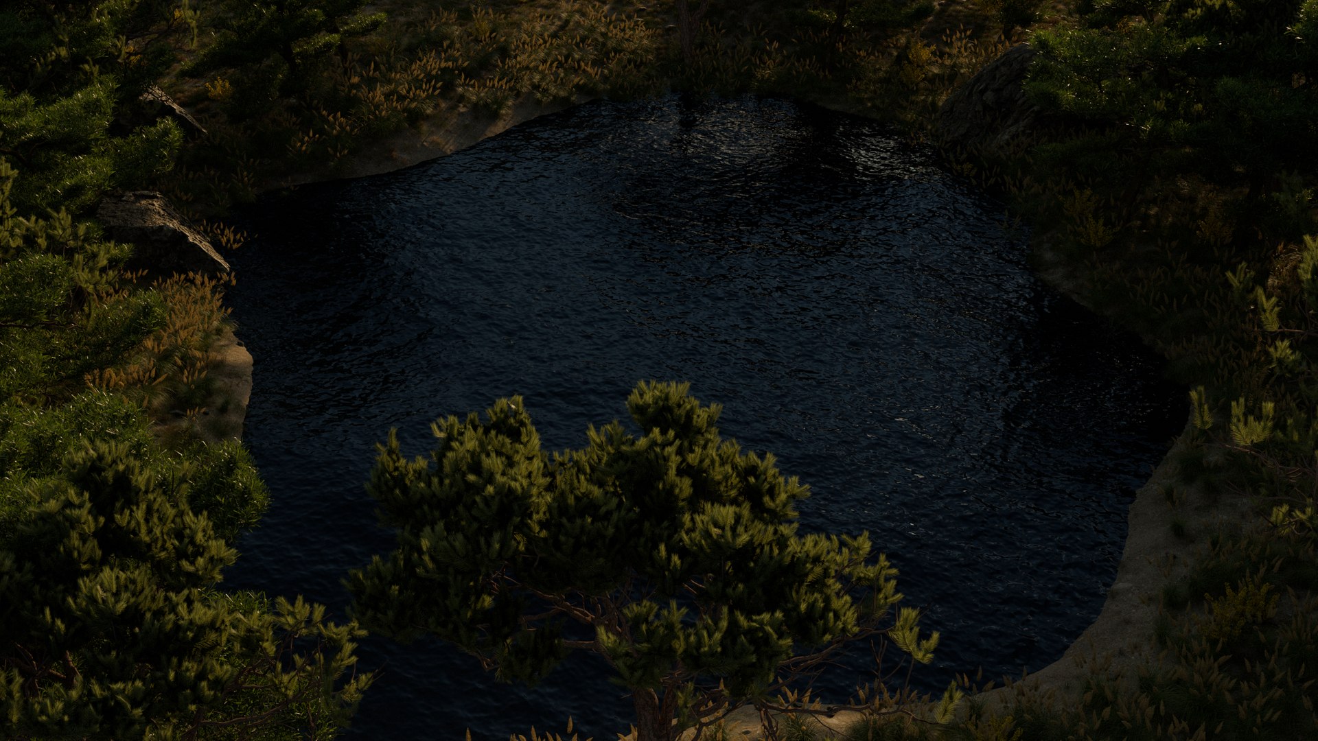 3D Lake in the forest https://p.turbosquid.com/ts-thumb/RW/dcu74H/Vt/waterforest3/png/1762372388/1920x1080/fit_q87/1618f61fd67ac21c8dc164d936d3ad3547e438ba/waterforest3.jpg