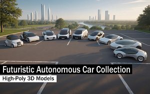 3D Autonomous Car Collection model