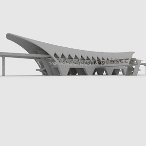 3D Railway Station 1