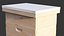 Wooden Beehive Brood Box with Bees