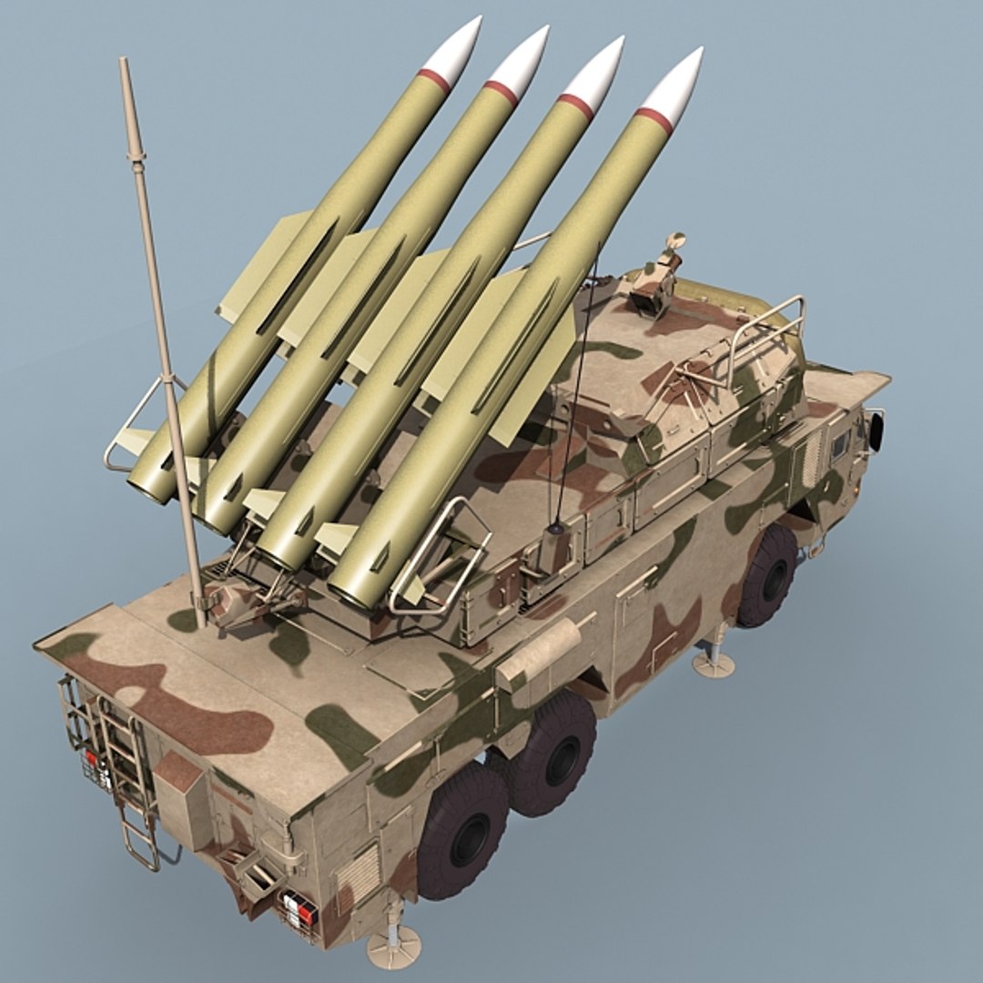 Russian Sa-17 Buk-m2e 3d Model