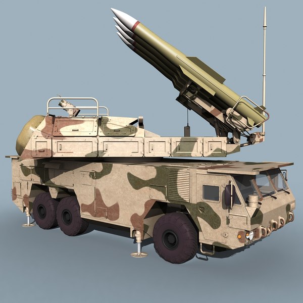 russian sa-17 buk-m2e 3d model