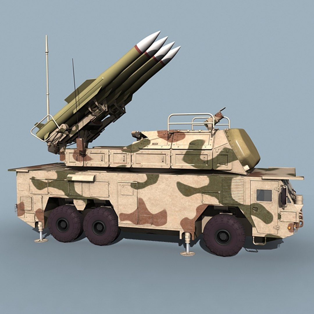 Russian Sa-17 Buk-m2e 3d Model