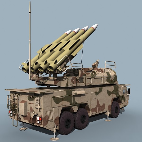 russian sa-17 buk-m2e 3d model