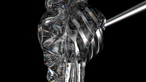 3D Honey Splash Animated model