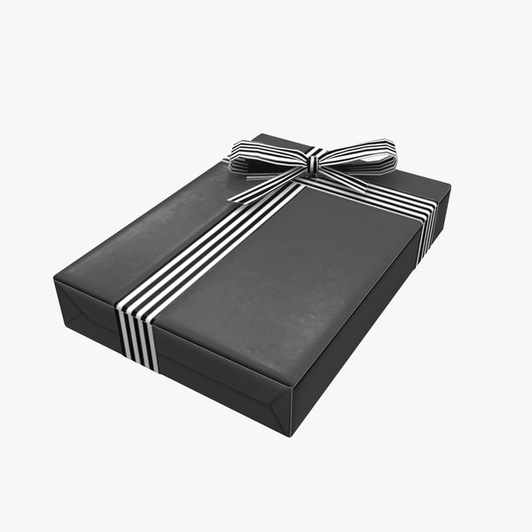 3D Wrapped Gift Box With All Letters model - TurboSquid 1816407