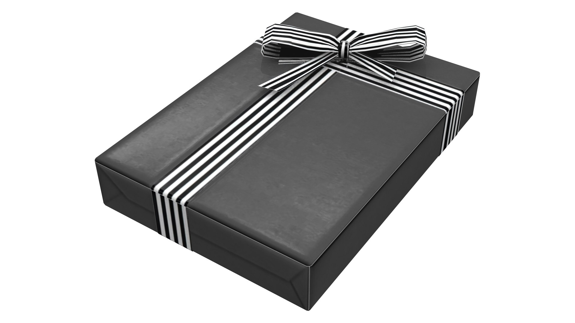 3D Wrapped Gift Box With All Letters Model - TurboSquid 1816407