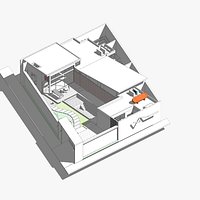 Revit BIM - one level house