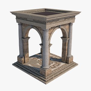 Ancient Portico 3D model