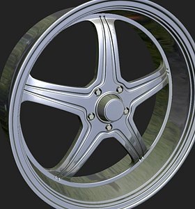wheels rim 3d obj