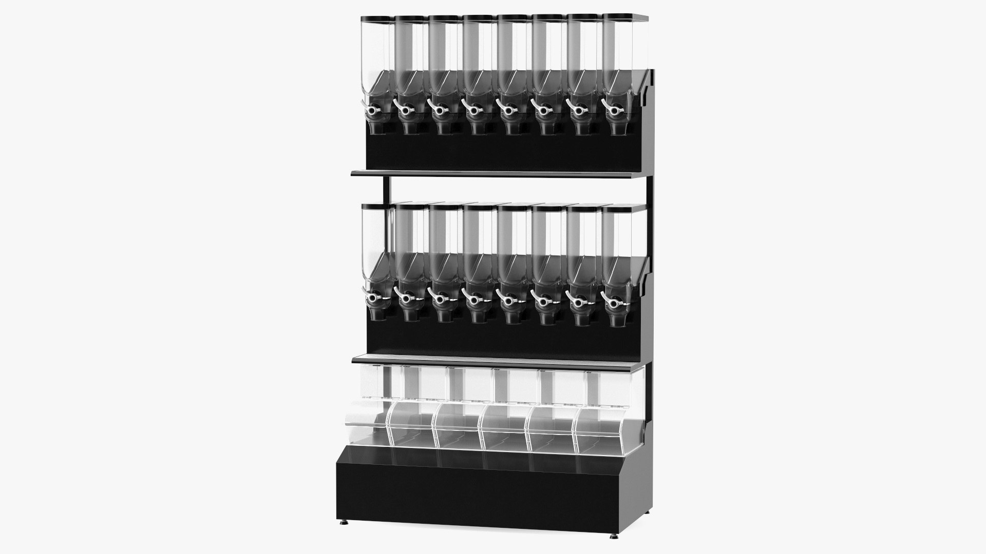 Bulk Wholefood Retail Display Unit 3D model preview