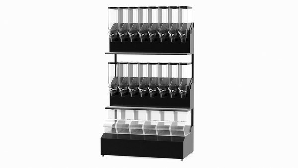Bulk Wholefood Retail Display Unit 3D model - TurboSquid 1962429