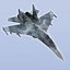 sukhoi su-27 ub flanker 3d model