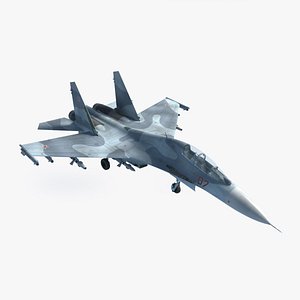 Sukhoi SU-27 Flanker 3D Model by NETRUNNER_pl