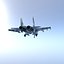 sukhoi su-27 ub flanker 3d model