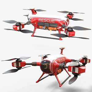 3D model Lifeguard Drone