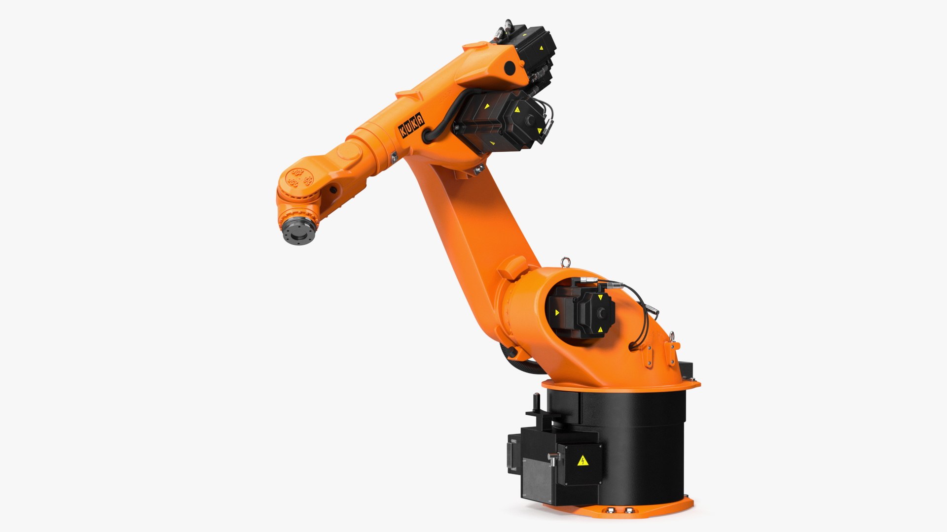 Kuka Industrial Robot Arm KR 30-3 Rigged for Cinema 4D 3D model preview