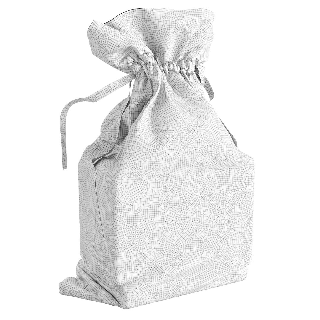 Sack With Strings IKEA VINTERFINT 3D TurboSquid 1988934