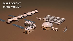 NASA MARS  CITY COLONY