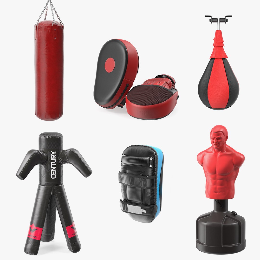 Punching Dummys Collection 3 3D model preview