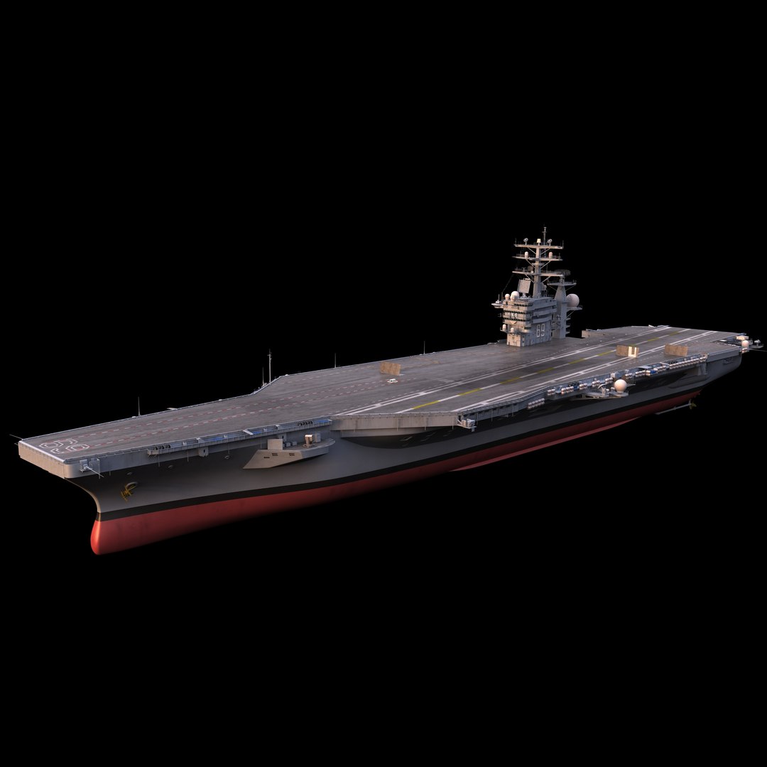 3d model cvn dwight d eisenhower