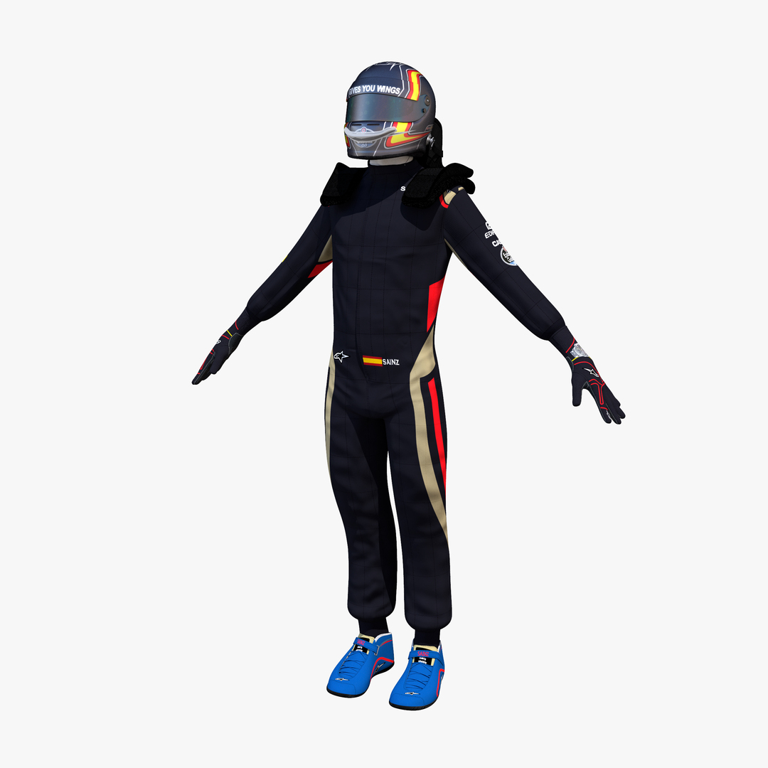 3d Carlos Sainz 2016 Model