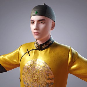 china qing dynasty 3D