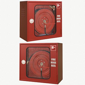 Fire hose reel glass box